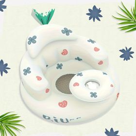 1pc Baby Sofa Chair, Plastic Wraparound Support Seat, Portable Rocking Chair for Infants Aged 3 Months+, Exercise Sitting & Standing, Spine Prote (Style: strawberry)